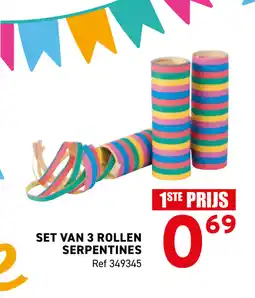 Trafic Set van 3 rollen serpentines aanbieding