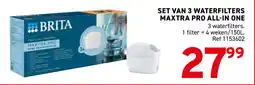 Trafic Set van 3 waterfilters maxtra pro all-in one aanbieding