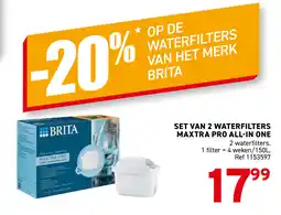Trafic Set van 2 waterfilters maxtra pro all-in one aanbieding