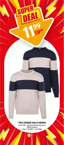 Trafic Trui ronde hals heren aanbieding