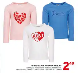 Trafic T-shirt lange mouwen meisjes aanbieding