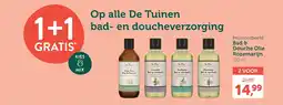 Holland & Barrett Op alle De Tuinen bad en doucheverzorging aanbieding