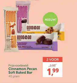 Holland & Barrett Good to go cinnamon pecan soft baked bar aanbieding