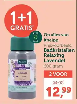 Holland & Barrett Op alles van Kneipp aanbieding