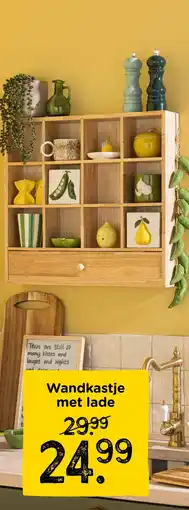 Xenos Wandkastje met lade aanbieding