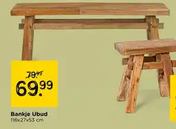 Xenos Bankje Ubud aanbieding