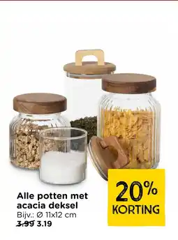 Xenos Alle potten met acacia deksel aanbieding