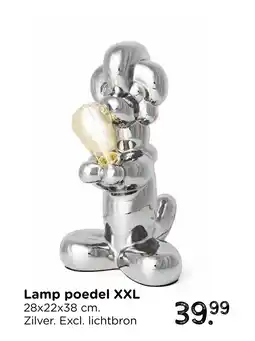 Xenos Lamp poedel XXL aanbieding