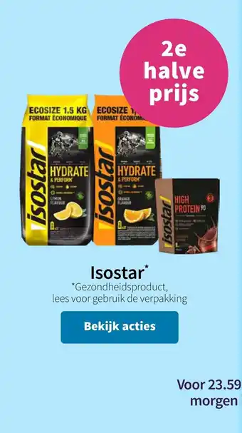 Plein.nl Isostar aanbieding