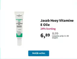Plein.nl Jacob Hooy Vitamine E Olie aanbieding