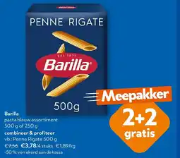 OKay Barilla Penne Rigate 500 g aanbieding