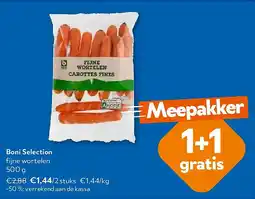 OKay Boni Selection fijne wortelen 500 g aanbieding
