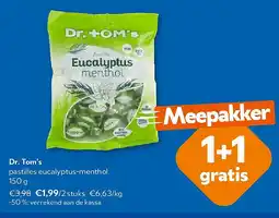 OKay Dr. Tom’s pastilles eucalyptus-menthol 150 g aanbieding
