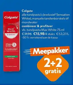 OKay Colgate tandpasta Max White 75 ml aanbieding