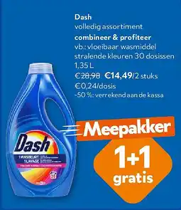 OKay Dash vloeibaar wasmiddel stralende kleuren 30 dosissen 1,35 L aanbieding