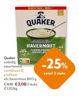 OKay Quaker havermout 800 g aanbieding