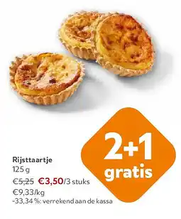 OKay Rijsttaartje 125 g aanbieding