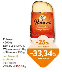 OKay Rubens aanbieding