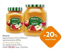 OKay Materne appelcompote 375 g aanbieding