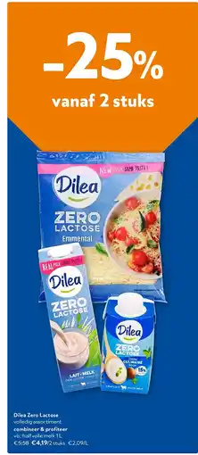 OKay Dilea Zero Lactose halfvolle melk 1 L aanbieding