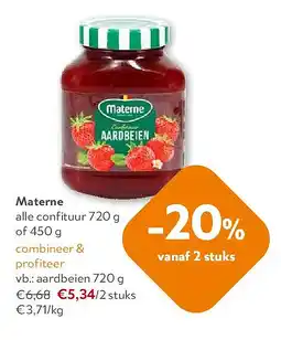 OKay Materne aardbeien 720 g aanbieding