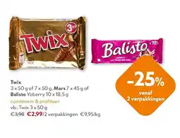 OKay Twix 3 x 50 g aanbieding