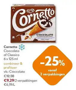 OKay Cornetto Cioccolato aanbieding