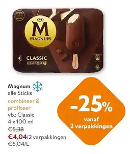 OKay Magnum Classic 4 x 100 ml aanbieding