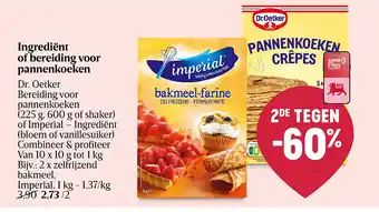 Ingrédient ou préparation pour crêpes