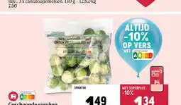 Delhaize Choux de Bruxelles nettoyés aanbieding