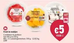 Delhaize Fruits en morceaux aanbieding