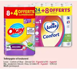 Delhaize Papier toilette ou essuie-tout aanbieding