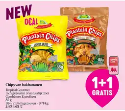 Delhaize Chips plantain aanbieding