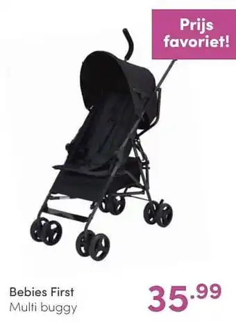 Baby & Tiener Bebies first multi buggy aanbieding
