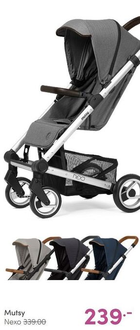 Baby & Tiener Mutsy nexo aanbieding