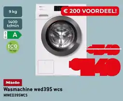 Exellent Miele Wasmachine wed395 wcs MIWED395WCS aanbieding