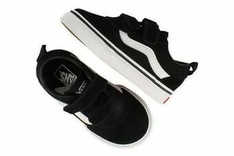 Berca Shoes Vans Sneaker Laag Jongens/meisjes Maat 22/25 Ward v - Zwart aanbieding