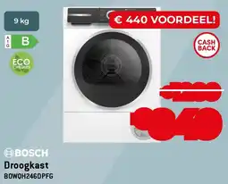 Exellent Bosch Droogkast BOWQH246DPFG aanbieding