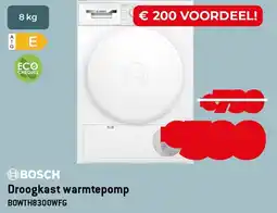 Exellent Bosch Droogkast warmtepomp BOWTH8300WFG aanbieding