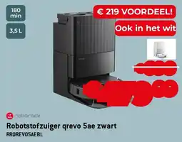 Exellent Roborock Robotstofzuiger qrevo 5ae zwart RRQREV05AEBL aanbieding
