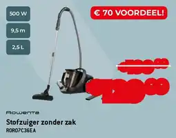 Exellent Rowenta Stofzuiger Zonder Zak RORO7C36EA aanbieding