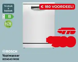 Exellent Bosch Vaatwasser BOSMS4EVW09E aanbieding