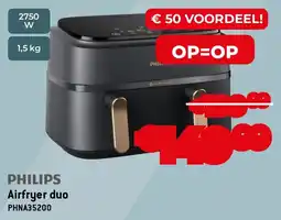 Exellent Philips Airfryer Duo PHNA35200 aanbieding