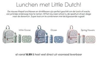 Baby & Tiener Little dutch de nieuwe mepal lunchboxen aanbieding