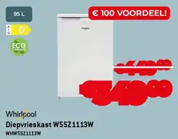 Exellent Whirlpool Diepvrieskast W55Z1113W aanbieding