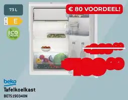 Exellent Beko Tafelkoelkast BETS 190340N aanbieding