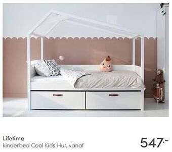 Baby & Tiener Lifetime kinderbed cool kids hut aanbieding