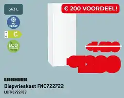 Exellent LIEBHERR Diepvrieskast FNC722722 aanbieding