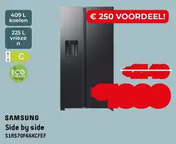 Exellent Samsung Side by side S1RS70F66KCFEF aanbieding