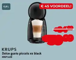 Exellent Krups Dolce gusto piccolo xs black KRKP1A3B aanbieding